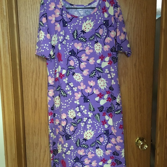 2XL Purple Julia with Pastel Print - Picture 1 of 6